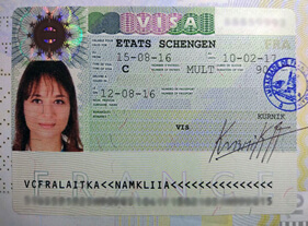 where to find schengen biometric visa number